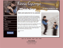 Tablet Screenshot of kevingeorgemusic.net